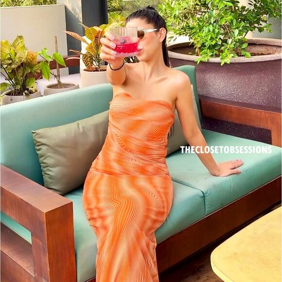 ZARA Fitted Midi Dress NWT LAST ONE!!! - Picture 6 of 16